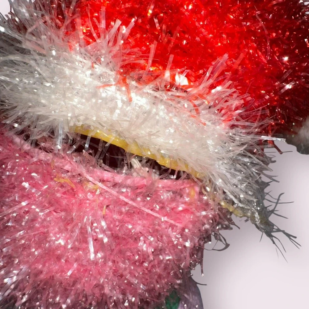 HTF Wondershop Tinsel Christmas Flamingo Light-Up Yard Stake‎ Decoration - Read